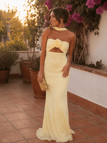 Sofía — Vestido Pastel con Bufanda Incluida |VeraLorenti