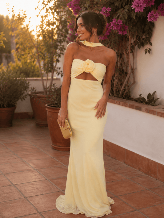 Sofía — Vestido Pastel con Bufanda Incluida |VeraLorenti