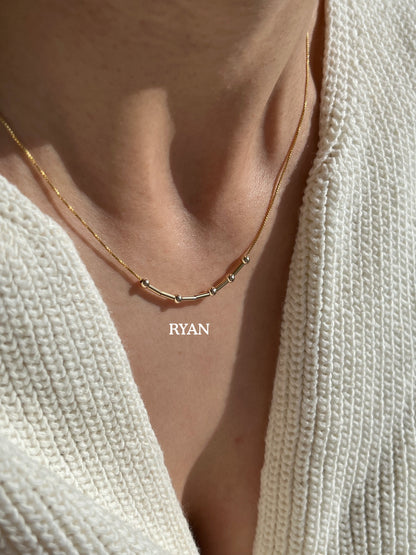 Luna™ | Collar de Código Morse Personalizado