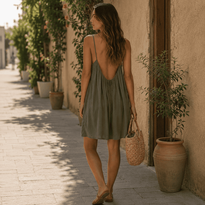 Amara™ | Vestido de Espalda Descubierta