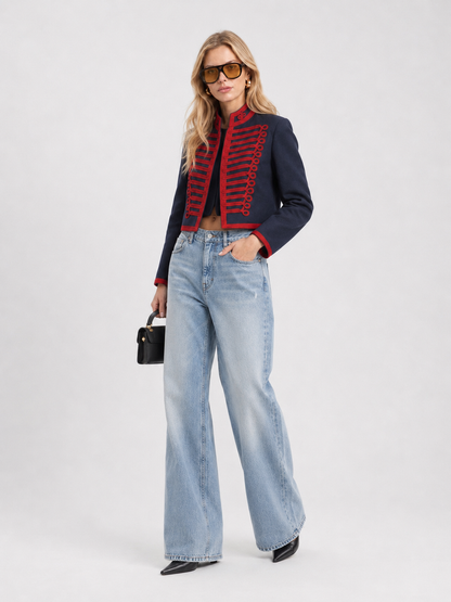 Chaqueta Militar Entallada Mujer | Scarlet – VeraLorenti