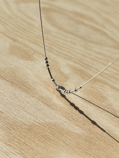 Luna™ | Collar de Código Morse Personalizado