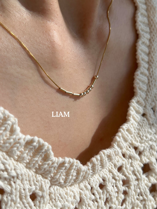 Luna™ | Collar de Código Morse Personalizado