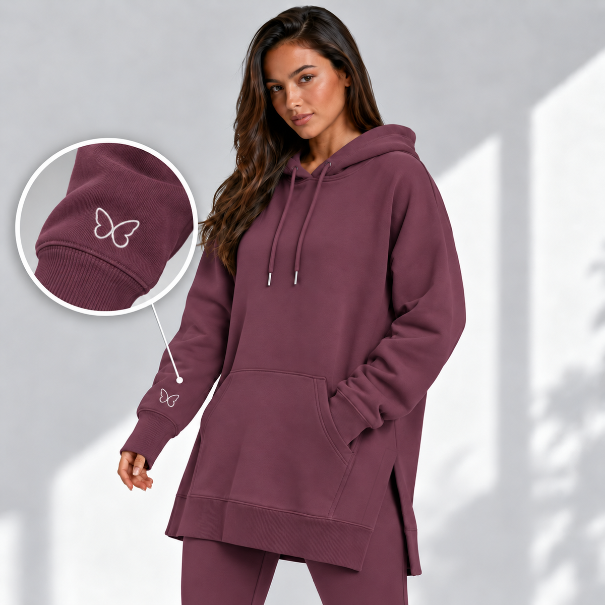 NORA™ | Sudadera Oversize Larga