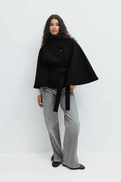 Capa Fluida con Cintura Ajustable Mujer – VeraLorenti