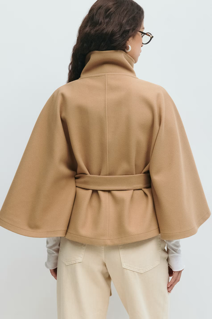 Capa Fluida con Cintura Ajustable Mujer – VeraLorenti
