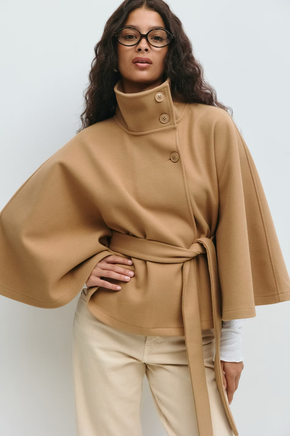 Capa Fluida con Cintura Ajustable Mujer – VeraLorenti