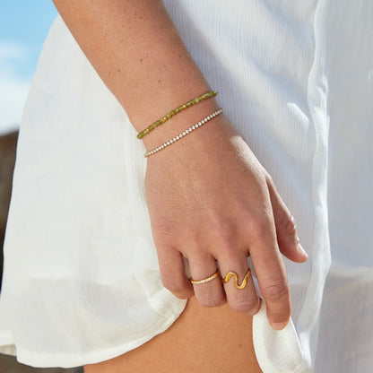 Pulsera Tenis Cordelia Oro