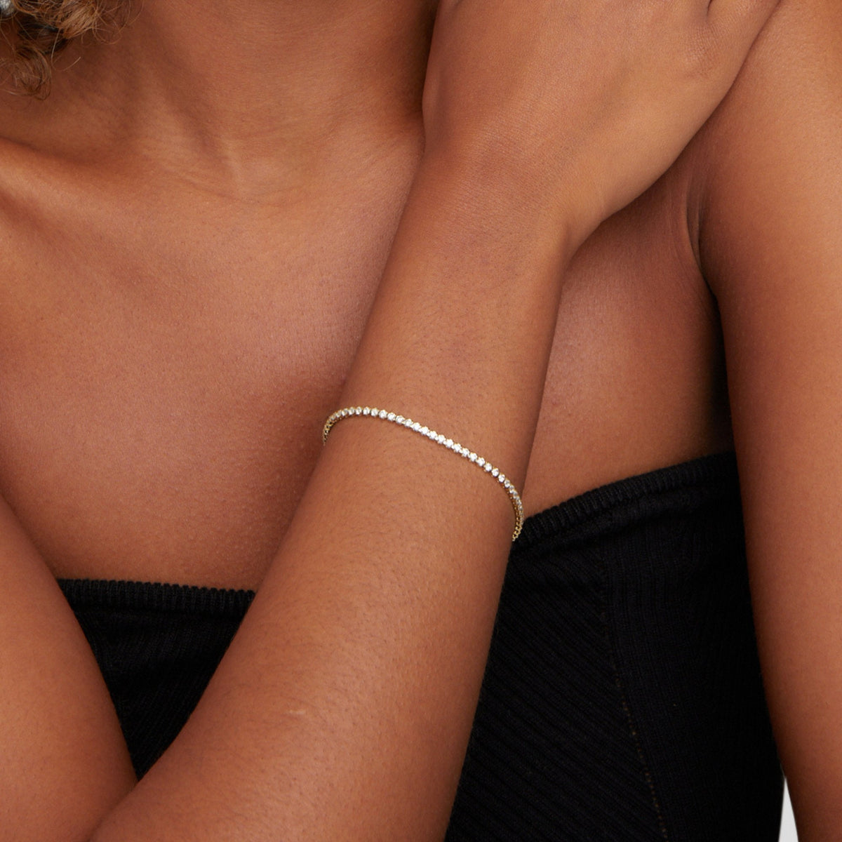 Pulsera Tenis Cordelia Oro
