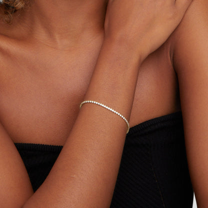 Pulsera Tenis Cordelia Oro