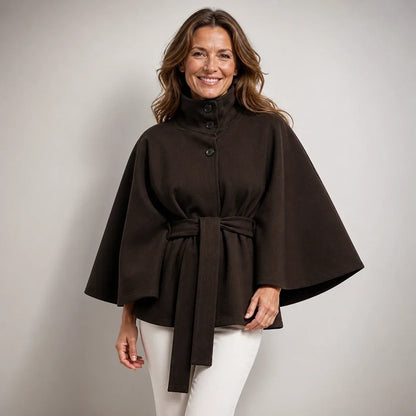 Capa Fluida con Cintura Ajustable Mujer – VeraLorenti