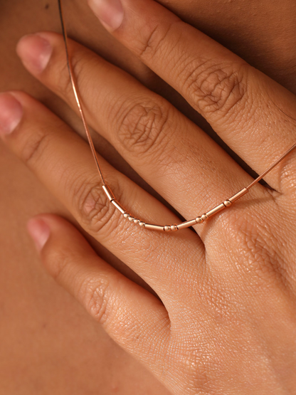 Luna™ | Collar de Código Morse Personalizado