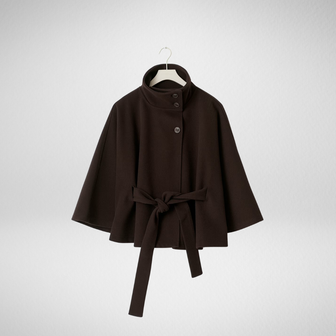 Capa Fluida con Cintura Ajustable Mujer – VeraLorenti