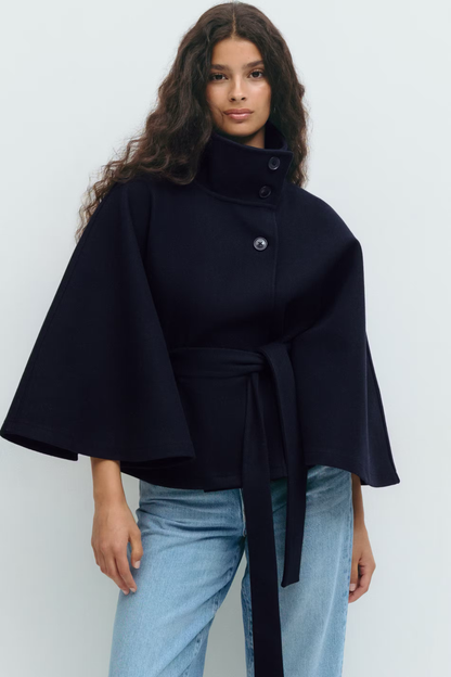Capa Fluida con Cintura Ajustable Mujer – VeraLorenti
