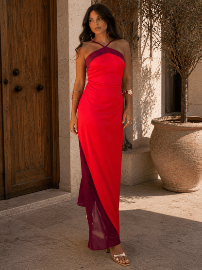 Maria — Vestido Largo Bicolor | VeraLorenti