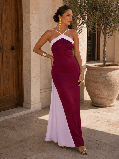 Maria — Vestido Largo Bicolor | VeraLorenti