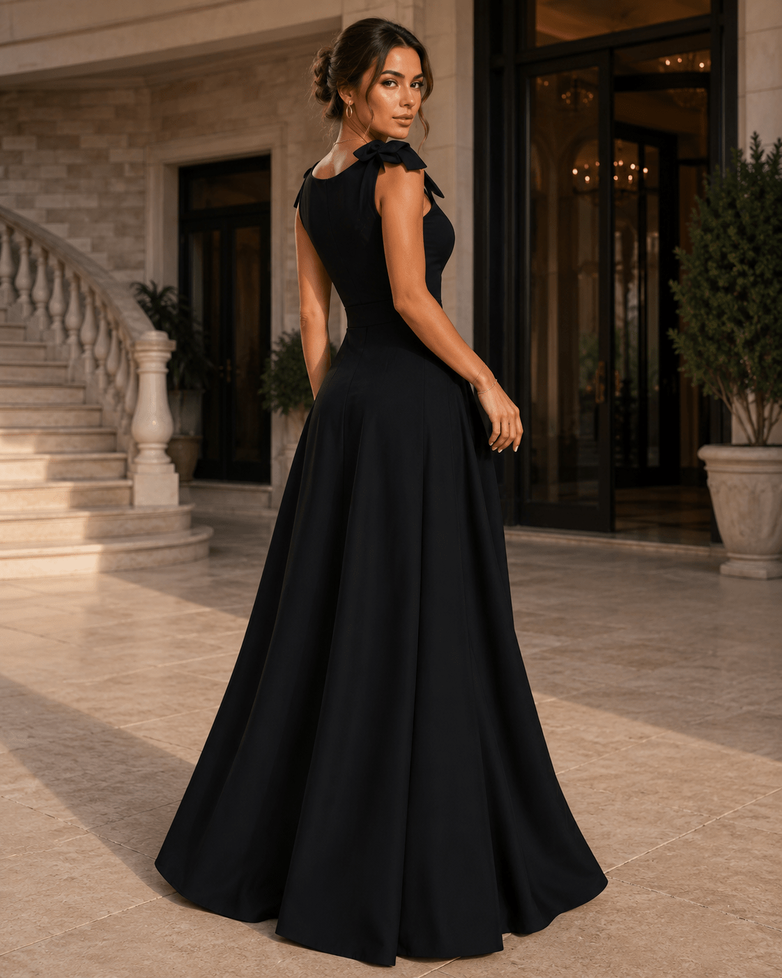 Elena — Vestido Negro Elegante | VeraLorenti