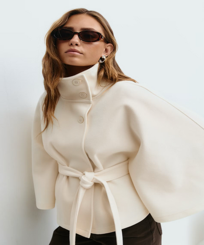 Capa Fluida con Cintura Ajustable Mujer – VeraLorenti